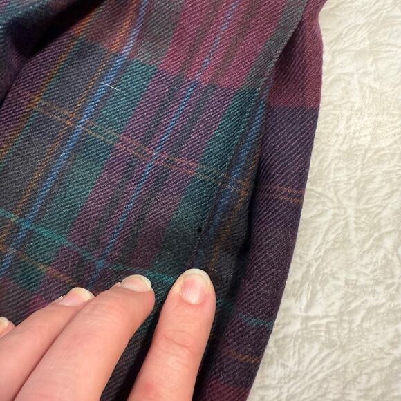 Vintage Corbin Ltd 100% Wool Tartan Maxi Skirt Plaid Lined Long Skirt USA Made - Picture 12 of 14